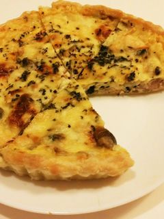 鮭とほうれん草の簡単キッシュ-レシピのメイン写真