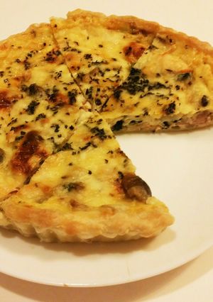 鮭とほうれん草の簡単キッシュ-レシピのメイン写真