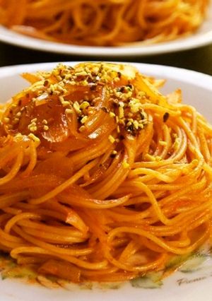 フライパンで!ふりかけが決め手ナポリタン-レシピのメイン写真