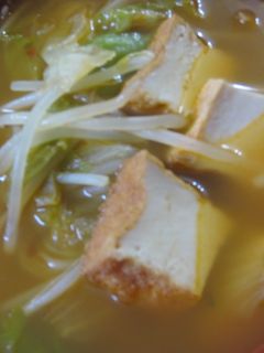 とうふチゲ風辛らーめん-レシピのメイン写真