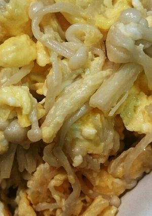 あと１品！えのきと卵のサッと炒め-レシピのメイン写真