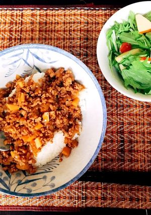 玉ねぎで作る台湾風肉味噌（肉燥）-レシピのメイン写真