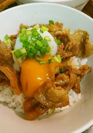 しっとり豚バラ丼-レシピのメイン写真