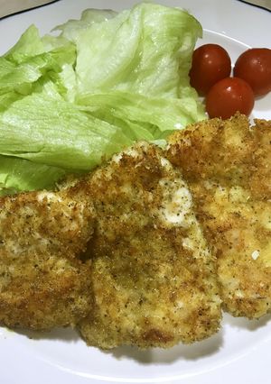 鶏むね肉のパン粉焼き-レシピのメイン写真