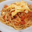 シーフードとトマトのパスタ