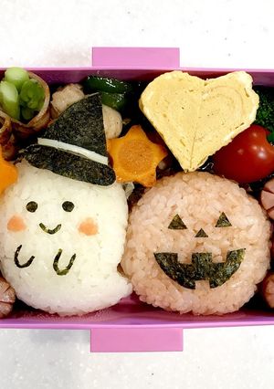 キャラ弁★ハロウィン-レシピのメイン写真