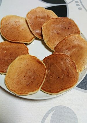 わが家のもちもちバナナパンケーキ\❤︎/-レシピのメイン写真