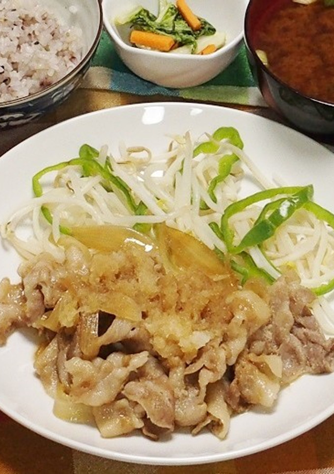 豚肉のおろし大根生姜焼き-レシピのメイン写真