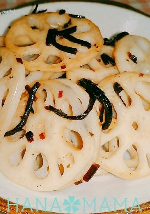 蓮根の塩昆布バター炒め-レシピのメイン写真