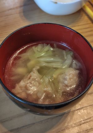 キャベツと鶏団子のスープ-レシピのメイン写真
