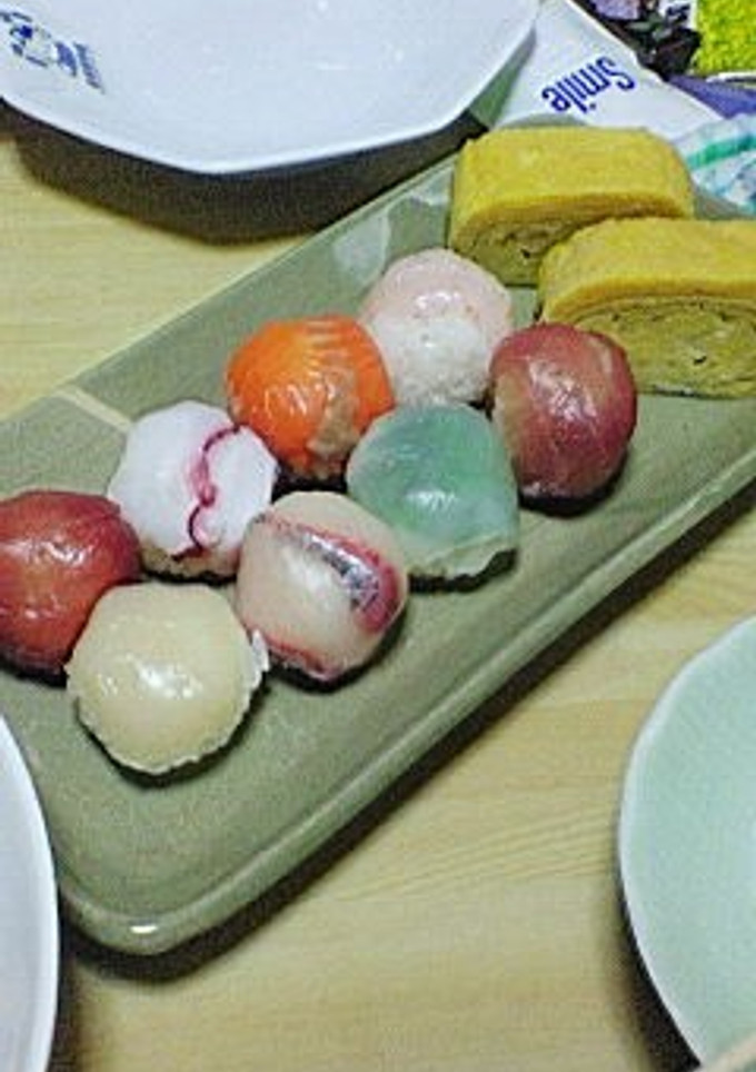 ちょっとしたお祝いに手まり寿司-レシピのメイン写真