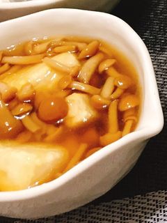カリフワっ!なめこたっぷり揚げ出し豆腐!-レシピのメイン写真
