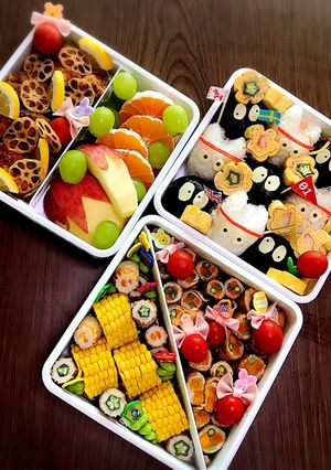 運動会お弁当♡キャラ弁♡トトロ♡-レシピのメイン写真