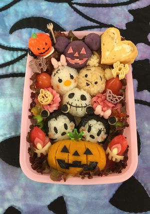 ハロウィン ツムツム キャラ弁-レシピのメイン写真