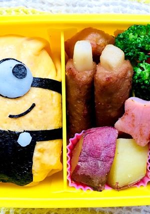 キャラ弁☆ミニオン-レシピのメイン写真