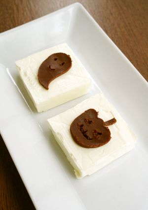 クリチ＆チョコで、おばけ＆かぼちゃ～-レシピのメイン写真