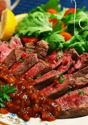 ステーキなどに♪ガーリックオニオンソース-レシピのメイン写真