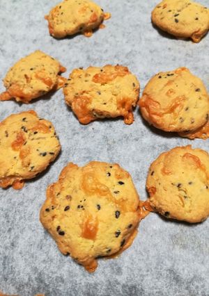 【糖質制限】しらすとゴマチーズのクッキー-レシピのメイン写真