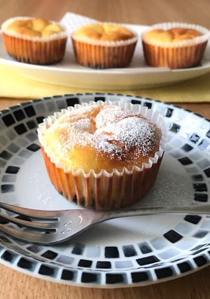 簡単！カップでチーズケーキ(黒豆入り）-レシピのメイン写真