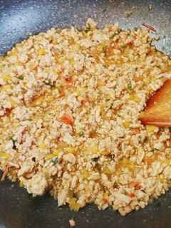 鶏ひき肉のガパオ風炒め-レシピのメイン写真