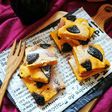 ハロウィンに☆南瓜とオレオの天板ケーキ。