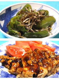 柔らか鶏むね照り焼きとピーマンの炊いたん-レシピのメイン写真