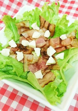 簡単☆カリカリベーコンのサラダ♪-レシピのメイン写真