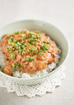 とまと豆乳丼-レシピのメイン写真