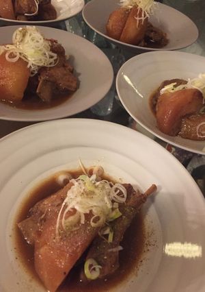 梨料理その2~スペアリブと梨の煮込み-レシピのメイン写真