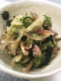 【簡単】きゅうりとミョウガの中華風酢の物-レシピのメイン写真