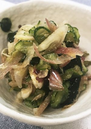 【簡単】きゅうりとミョウガの中華風酢の物-レシピのメイン写真