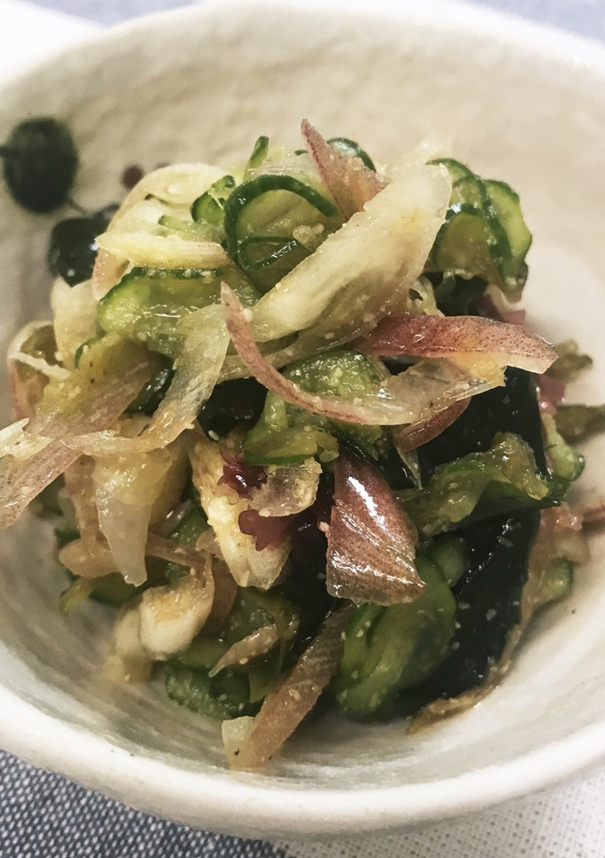 【簡単】きゅうりとミョウガの中華風酢の物-レシピのメイン写真