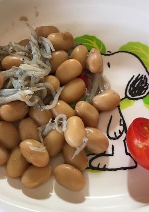 幼児食★じゃこと大豆の煮物-レシピのメイン写真