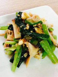 小松菜の胡麻味噌くるみ和え-レシピのメイン写真