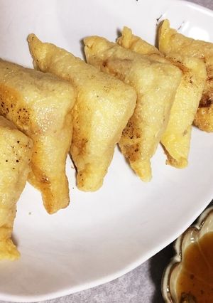 簡単＊油揚げ餃子♪餃子タネアレンジ＊-レシピのメイン写真