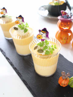 ホワイトチョコ&パンプキンムース-レシピのメイン写真