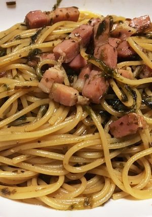 てきとーなのに美味しい！塩昆布パスタ-レシピのメイン写真