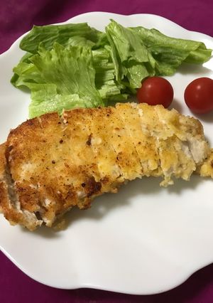 柔らか鶏胸肉の、ハーブパン粉焼き-レシピのメイン写真