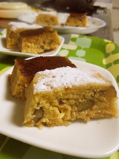 レンジで♡むき栗(天津甘栗)のケーキ-レシピのメイン写真