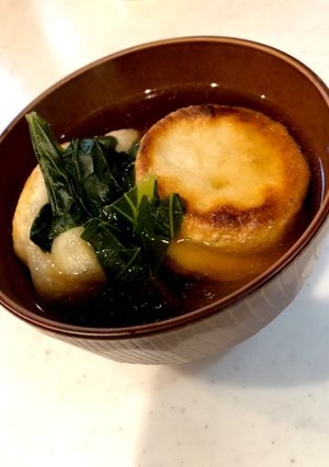 超簡単!あげもちお雑煮-レシピのメイン写真