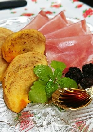 柿生ハム 〜バルサミコ酢を添えて〜-レシピのメイン写真