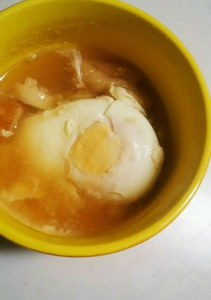 卵丸ごと☆お味噌汁-レシピのメイン写真