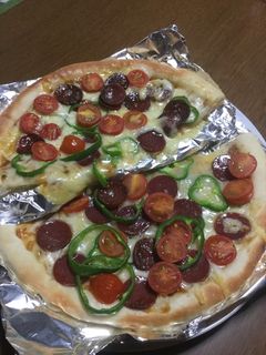 丸美屋麻婆豆腐の素ピザ-レシピのメイン写真