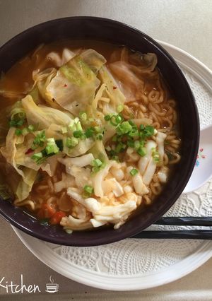 チーズでまろやか辛ラーメン-レシピのメイン写真