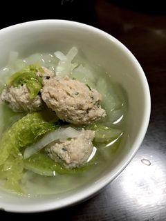 簡単♪さっぱり肉だんごスープ-レシピのメイン写真