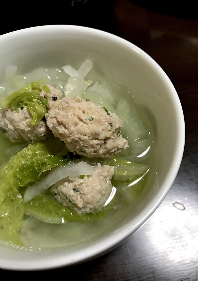 簡単♪さっぱり肉だんごスープ-レシピのメイン写真