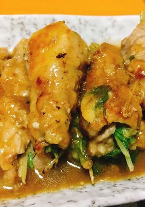 牛肉の水菜巻き〜中華風ダレ〜-レシピのメイン写真