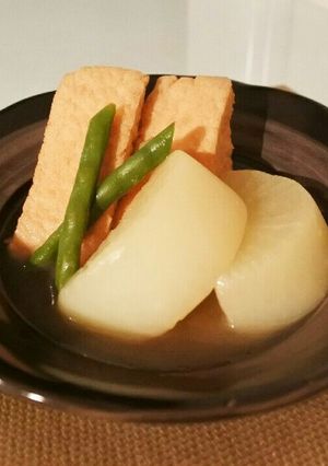 お大根と厚揚げといんげんの煮物♡-レシピのメイン写真