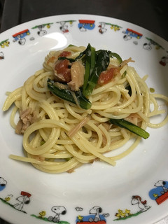 トマトのなめ茸パスタ-レシピのメイン写真