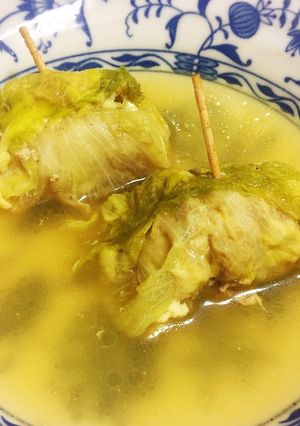 簡単☆豚こまロールレタス-レシピのメイン写真